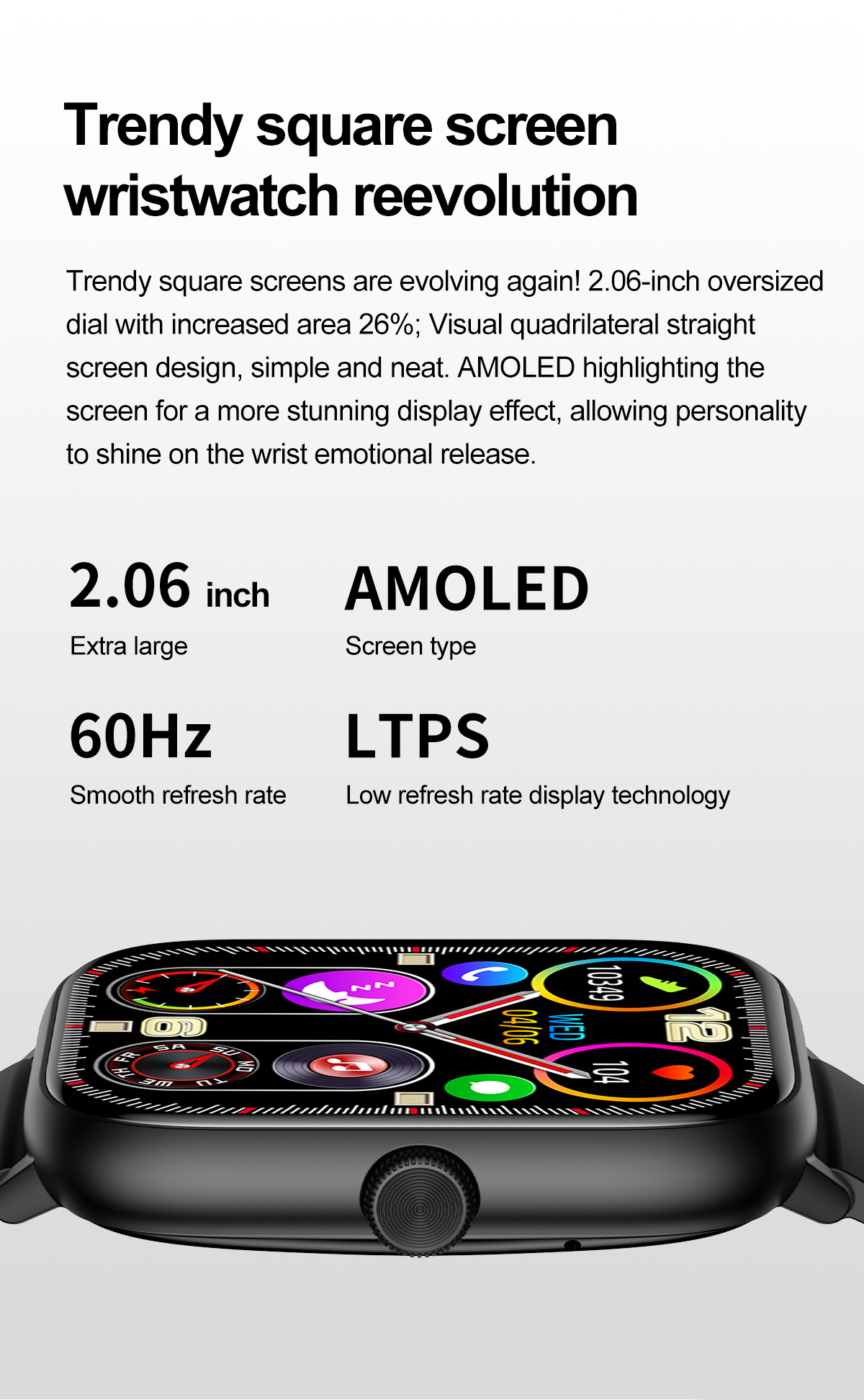 T22 Smart Watch Display